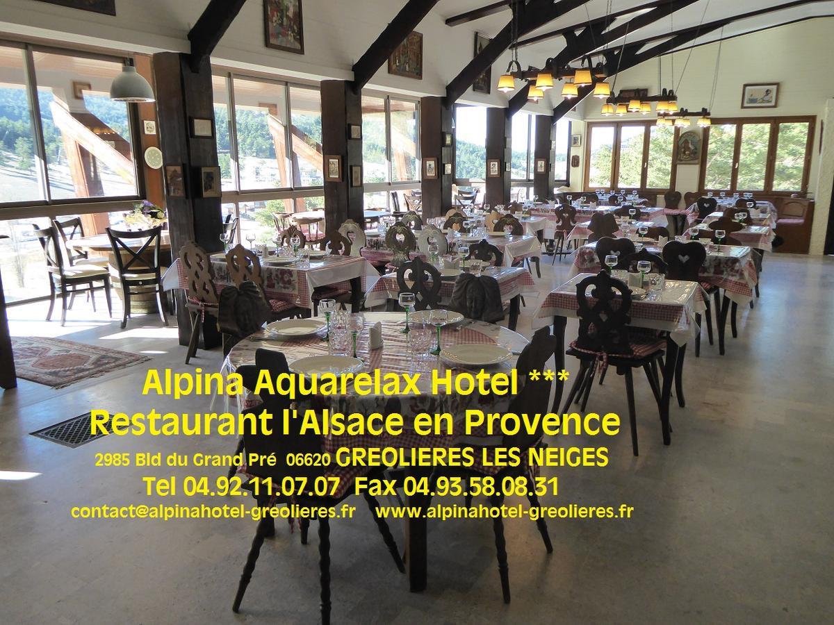 Chalet Alpina Aquarelax Hotel & Spa Greolieres les Neiges Exterior photo